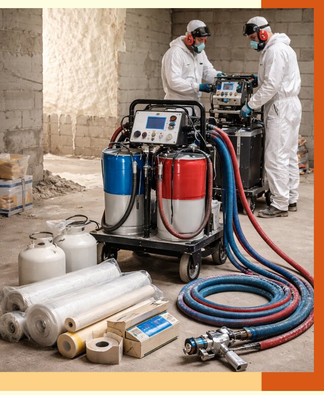 Аренда установки для напыления ППУ в Карасук от 35550 руб. | ТепломастерКск