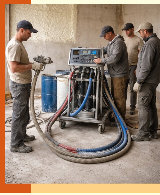 Аренда установки для напыления ППУ в Карасук на выгодных условиях